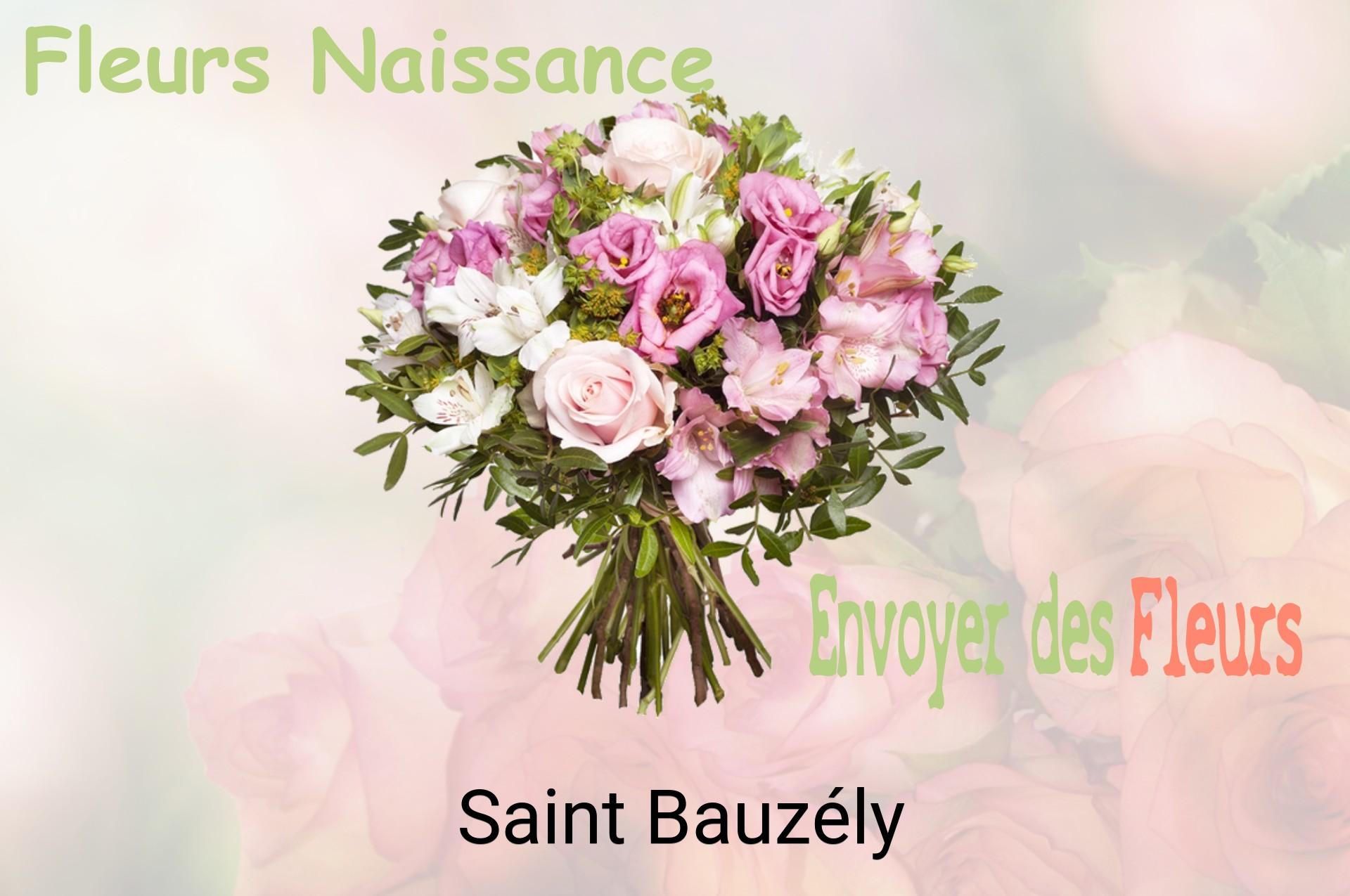 Bouquet de fleurs de naissance livré à Saint-Bauzély